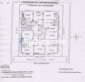 Floor Plan of Lokenath Apartment